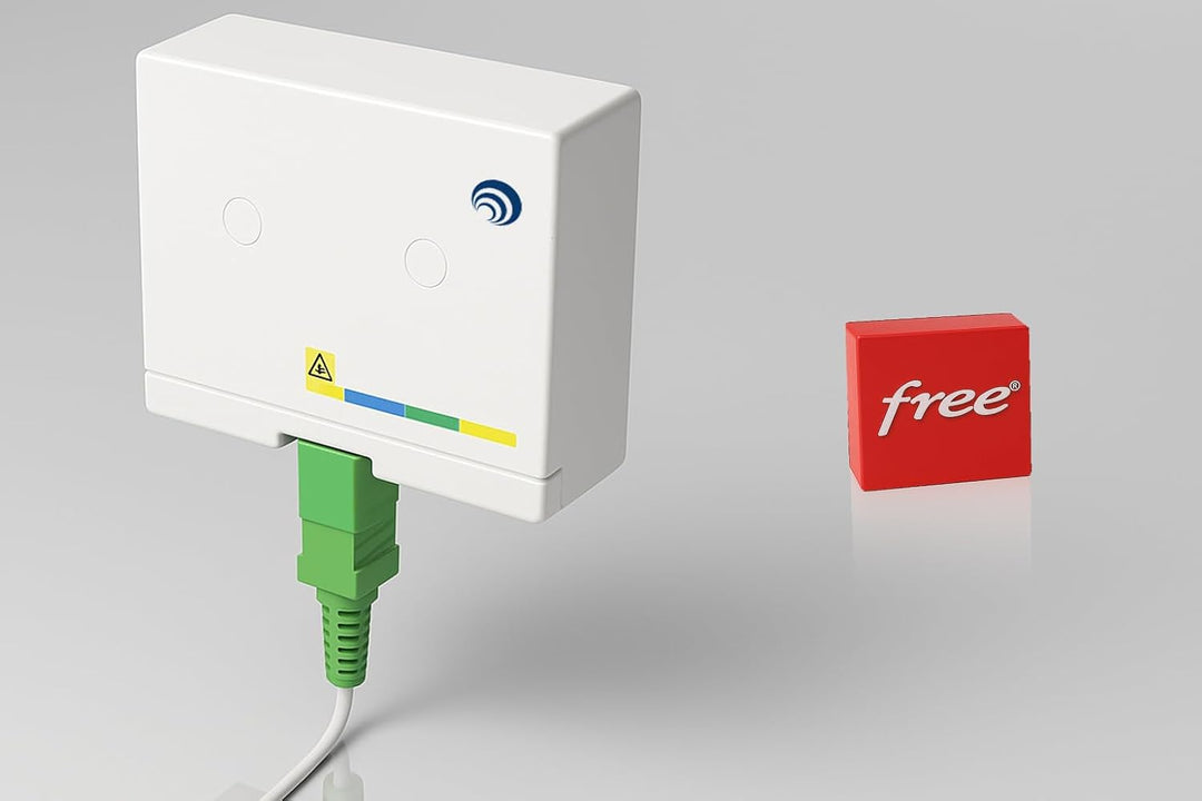 Elfcam® - 40m LWL Glasfaser-Kabel SC/APC auf SC/UPC Stecker, Simplex 9/125μm Patchkabel, Lichtwellen