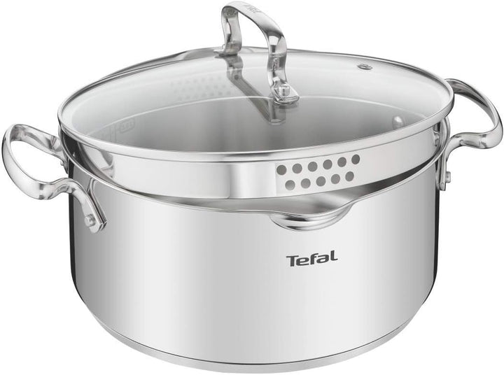Tefal DUETTO+ G7194455 saucepan Round Stainless steel Grösse: 20 cm, Grösse: 20 cm