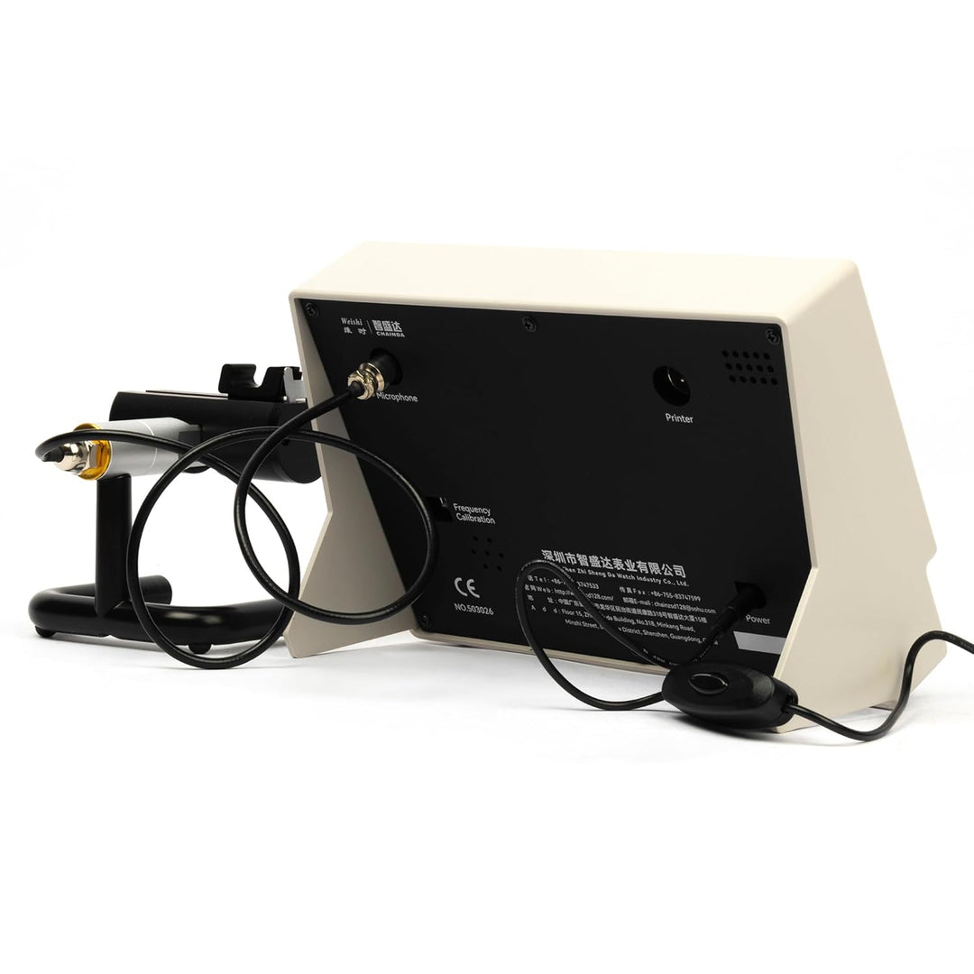 Weishi Timegrapher Nr.6000, Multifunktionaler Uhrentester, Uhren-Timing-Maschine für Uhrmacher, Uhre
