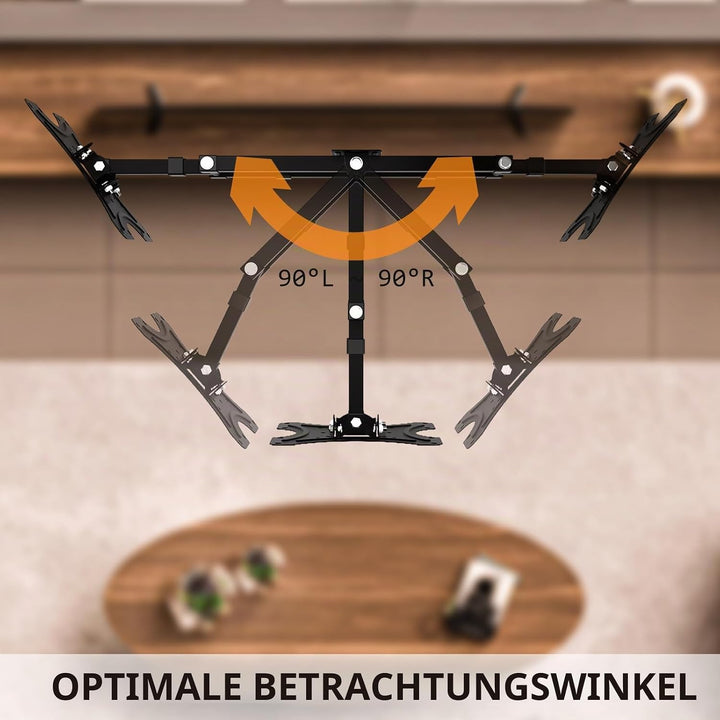 Muchen TV Wandhalterung Schwenkbare Neigbare TV Halterung für Fernseher 26-50&