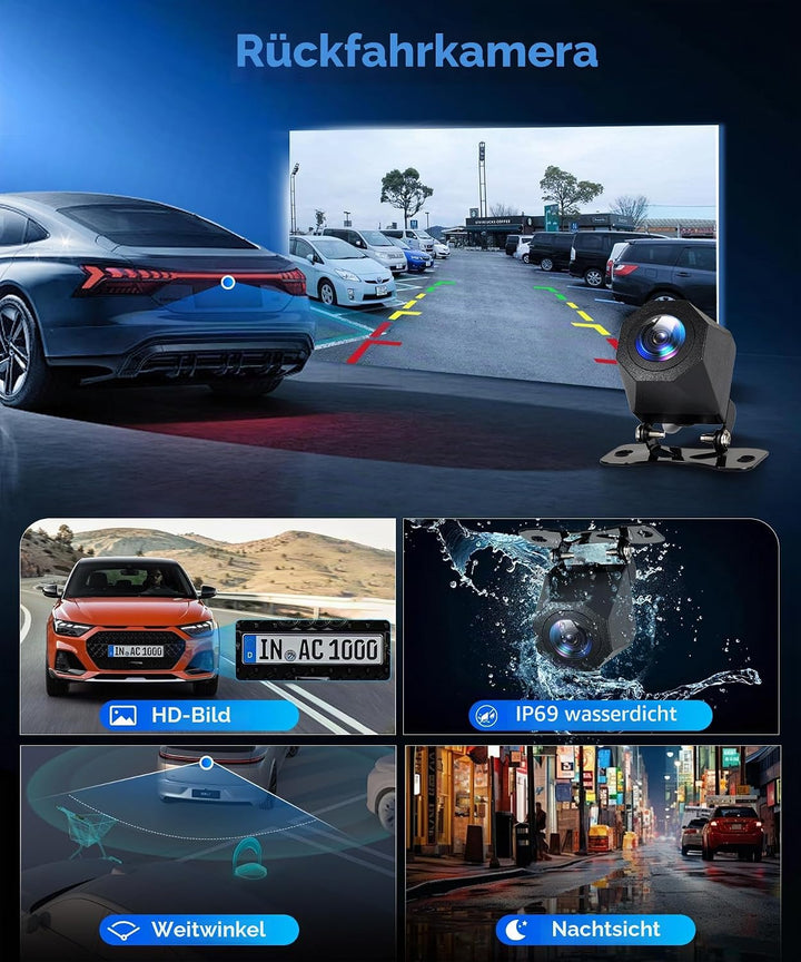 VECHTEL 4G+64G Autoradio Android 15 für Jeep Grand Cherokee Wrangler/Chrysler Grand Voyager 300M PT