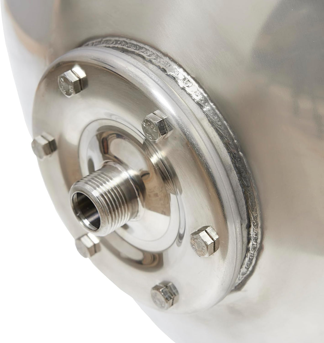 CHM GmbH Hauswasserwerk 100 L Edelstahl 1500 Watt, 8,5 Bar einstellbar mit LCD Display Gartenpumpe,