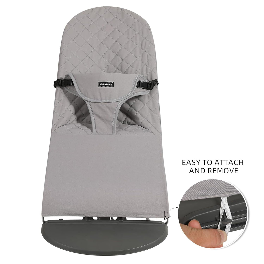 iGRATENS Stoffsitz für Babywippe – Baby Björn, Babywippenbezug, kompatibel mit Balance Soft & Bliss