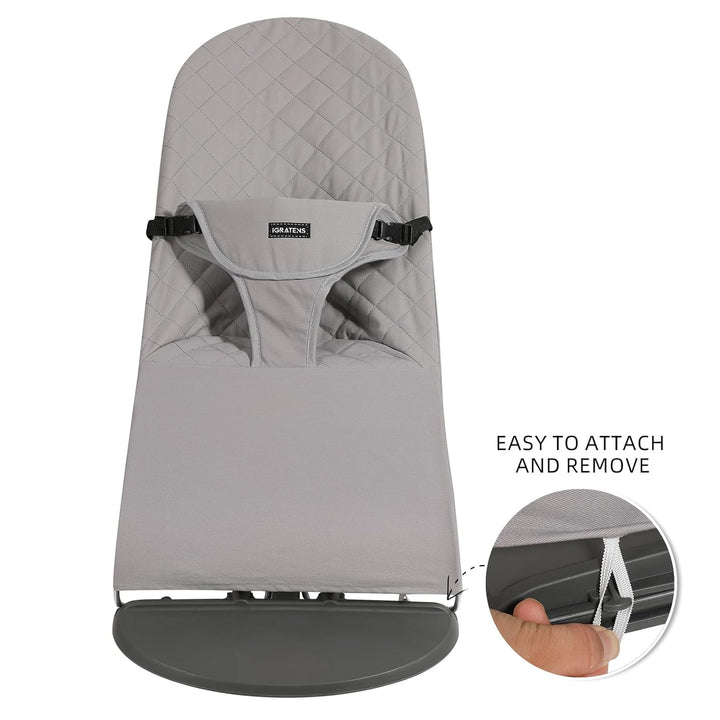 iGRATENS Stoffsitz für Babywippe – Baby Björn, Babywippenbezug, kompatibel mit Balance Soft & Bliss