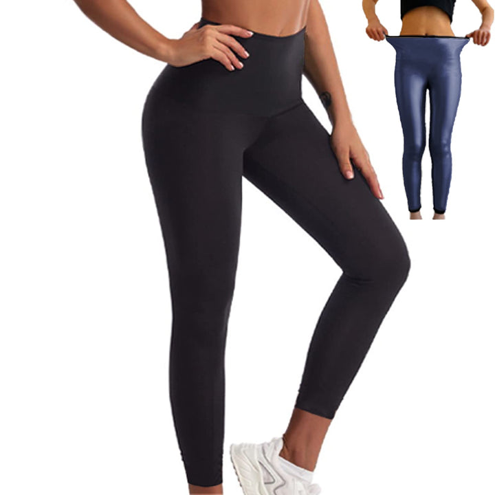 Merlvida Schwitzhose zum Abnehmen Sauna Hose Damen Hot Thermo Sweat Jogginghose Schwitz Leggings Dam