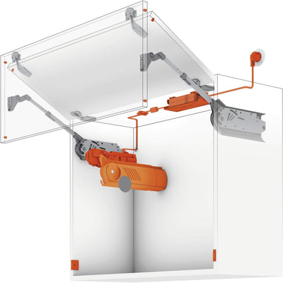 BLUM AVENTOS HF Kraftspeicher-Set, LF 9000-17250 Silber Fact.LF9.000 - LF17.250 - Réf..20F2800.05 -