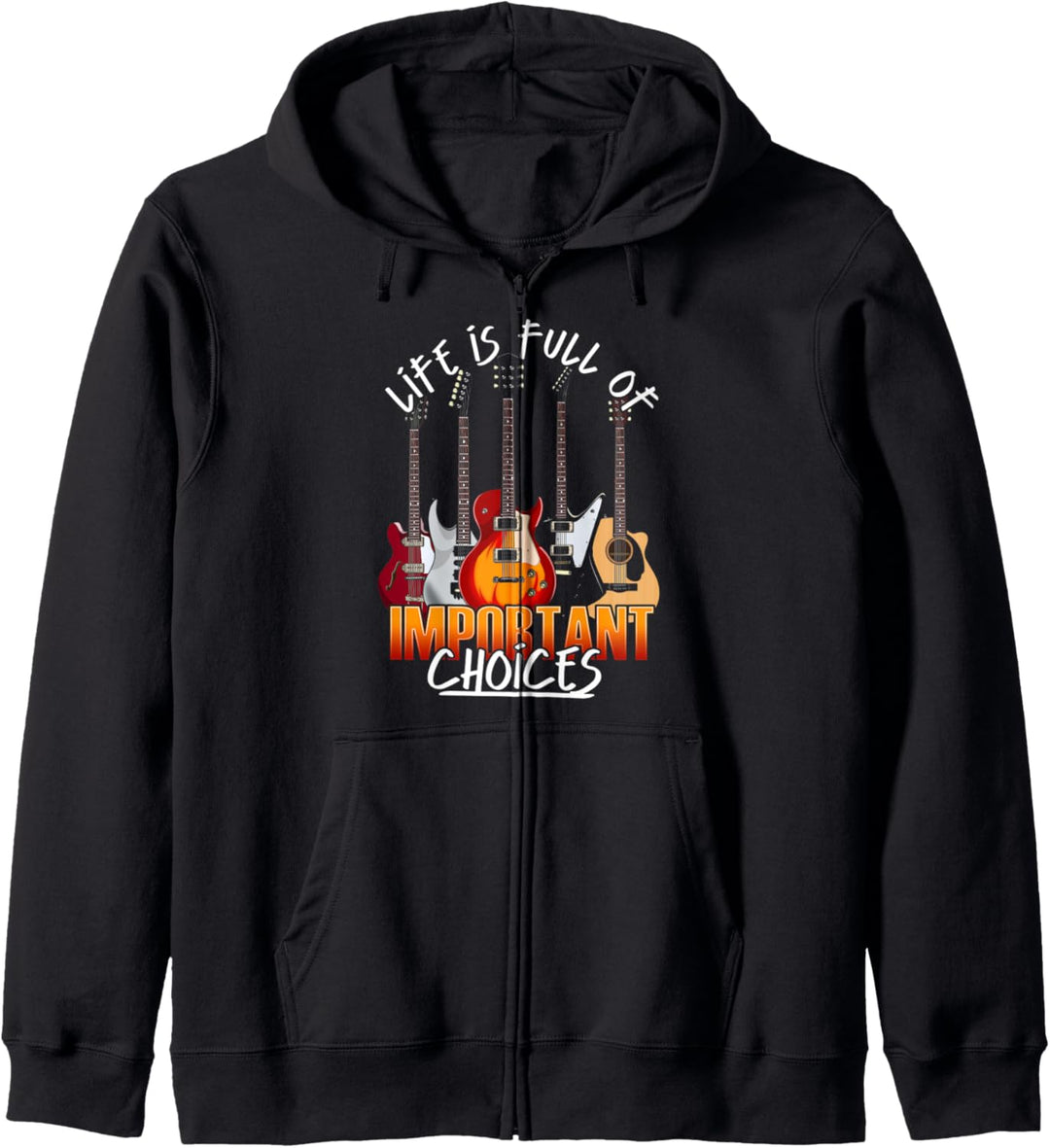 Gitarrist Rock Musik Gitarrenspieler Lustiges Gitarre Kapuzenjacke