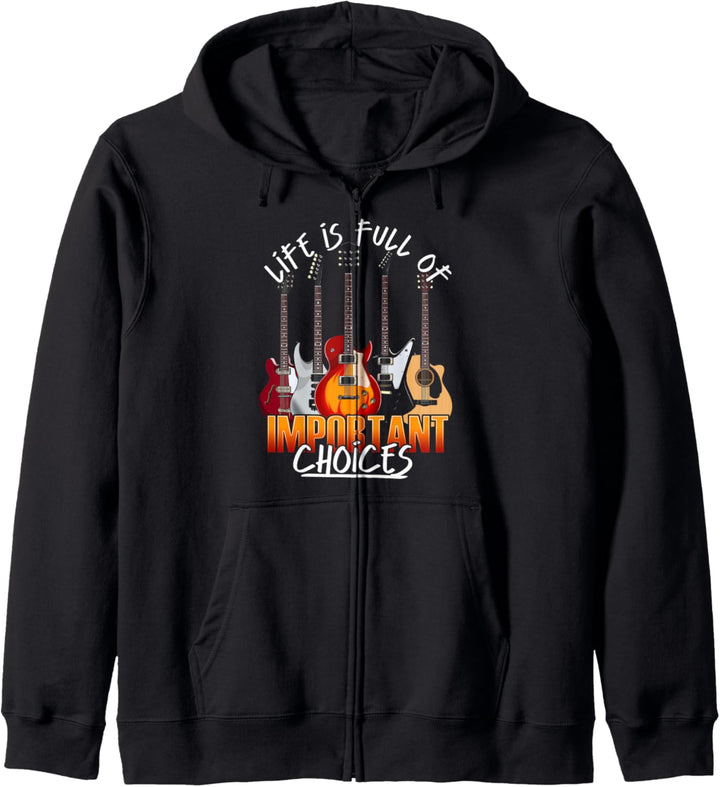 Gitarrist Rock Musik Gitarrenspieler Lustiges Gitarre Kapuzenjacke