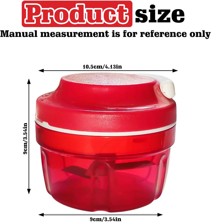 Zwiebelschneider Manuell Zwiebel Zerkleinerer Manuell: TOATELU 300ml Multi-Zerkleinerer, Zwiebel Zer