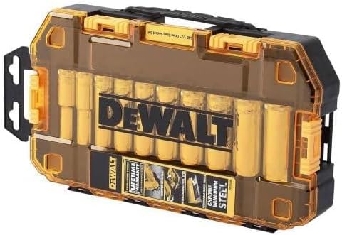DEWALT Steckschlüsselsatz, SAE, 1/2 Zoll Antrieb, 10-teilig (DWMT73814) SAE Steckschlüsselsatz, SAE