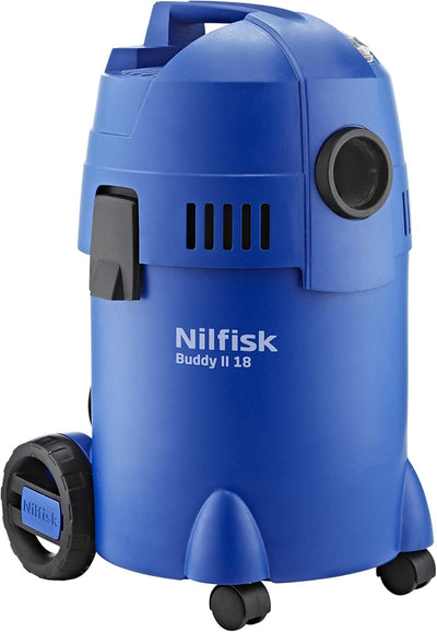 Nilfisk Buddy II 18L Nass- & Trockensauger für Haus, Garten und Auto | Nass Trockensauger für drinne