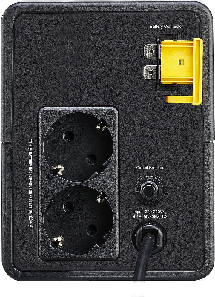 APC Easy UPS - BVX900LI-GR - unterbrechungsfreie Stromversorgung 900 VA mit Schuko Ausgängen, Batter
