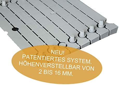 Schwellenrampe Modular für Innen | Rampe für Türschwellen | In verschiedenen Höhen erhältlich | Roll