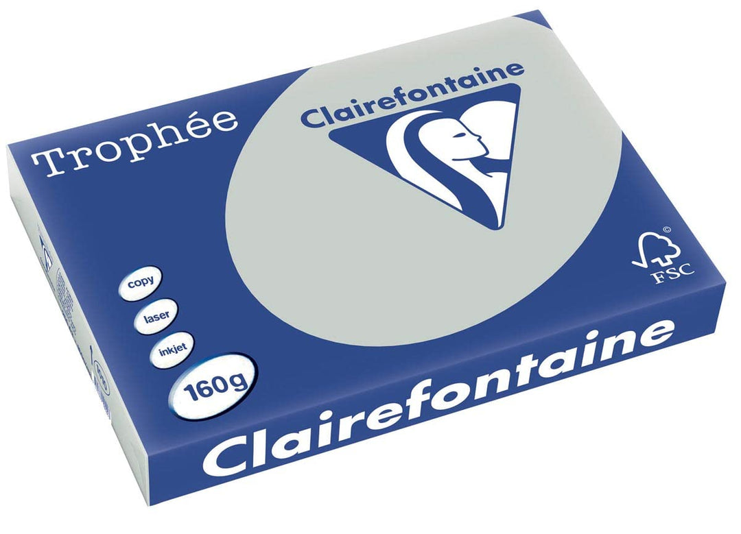 Clairefontaine 1010 Papier Tintenstrahldrucker grau