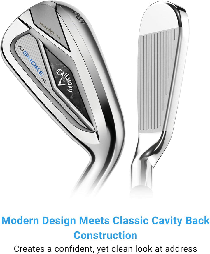 Callaway Golf Paradym AI Smoke High Launch Einzeleisen Rechts Legierter Stahl Regulär Ansatz Keil, R