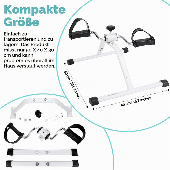 Techfit Pedal-Ausbilder, Mini-Heimtrainer für Heim und Büro, leichte Trainingsmaschine für Arme und