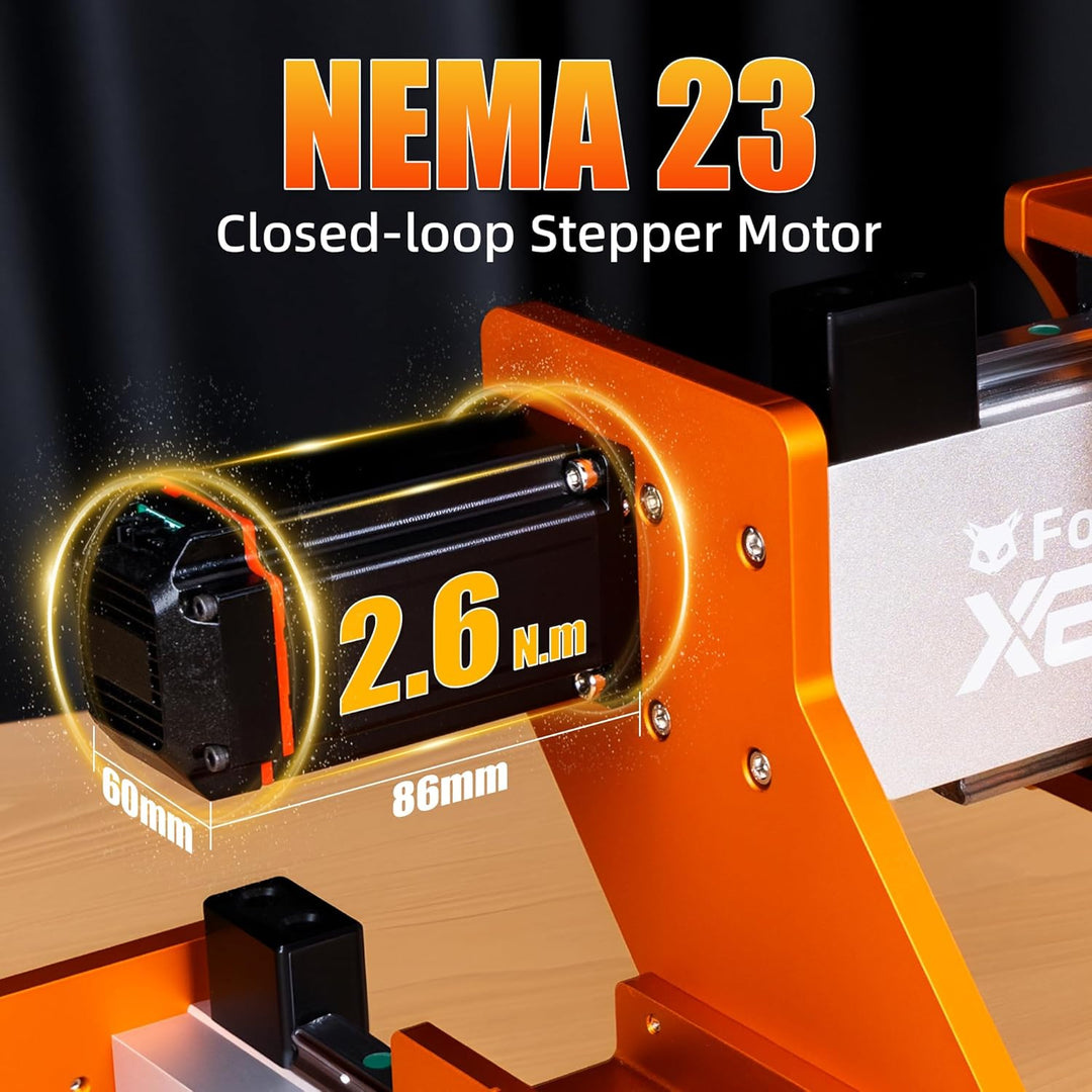FoxAlien XE-Ultra Core Desktop CNC-Fräsmaschine, 17x17in aktiver Bereich mit NEMA 23 Schrittmotor mi