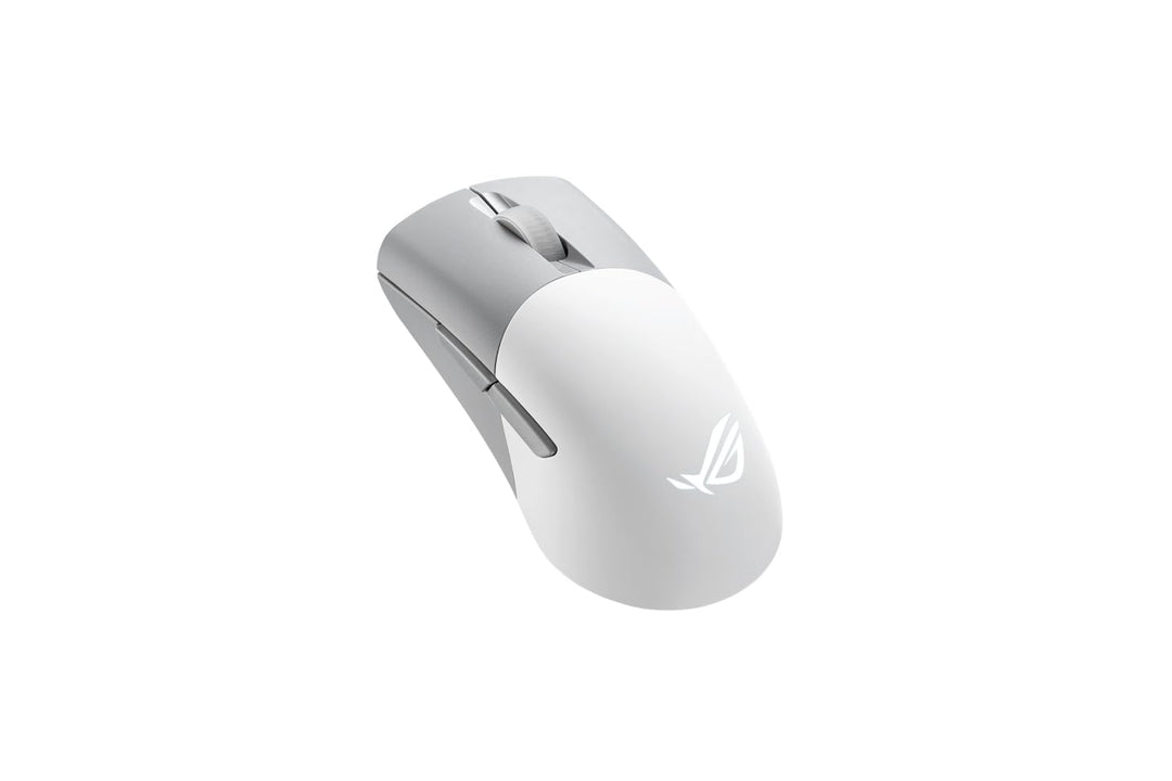 ASUS ROG Keris Wireless AimPoint White RGB Gaming Maus (optischer ROG AimPoint-Sensor, 36.000 DPI, R