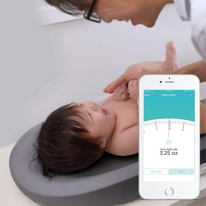 Hatch Baby Wachsen Smart-Pad und Ändern Scale (Gray) Grau, Grau