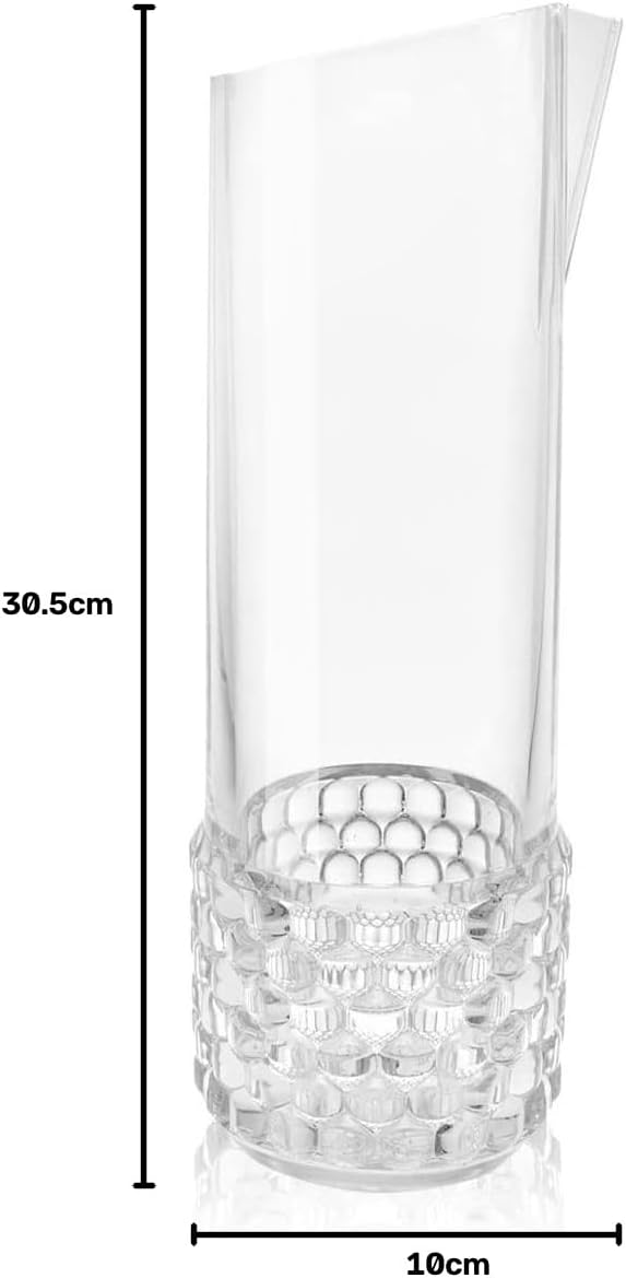 Kartell 1490B4 Jellies Family Karaffe, glasklar transparent Karaffe Glasklar, Karaffe Glasklar
