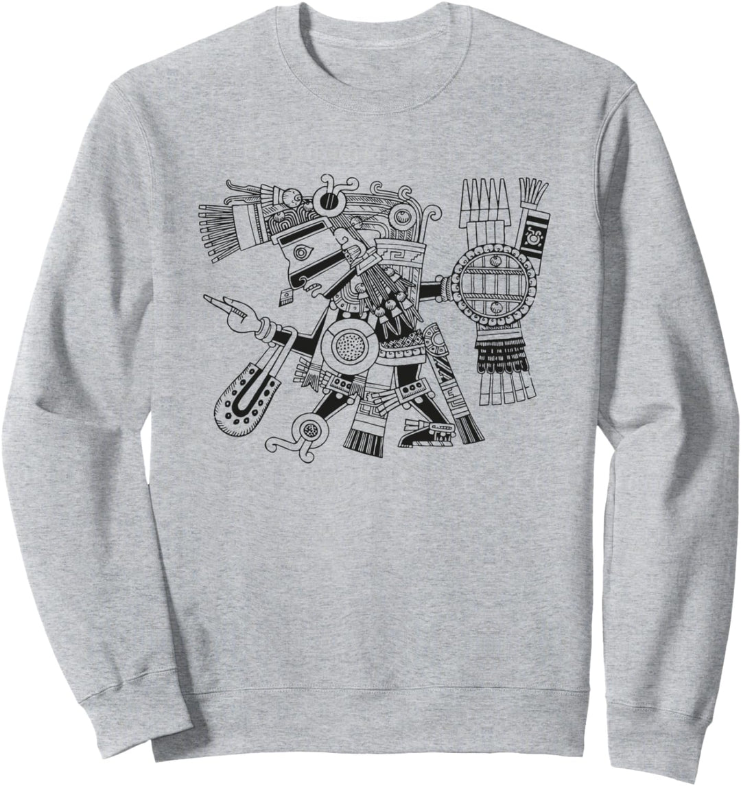 Maya Schutzgott Tezcatlipoca Krieger Azteke Indianer Mexiko Sweatshirt