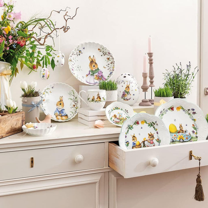 Villeroy und Boch Spring Fantasy gross, Emma, Schale für Süssigkeiten, Premium Porzellan, 30 x 6 cm,