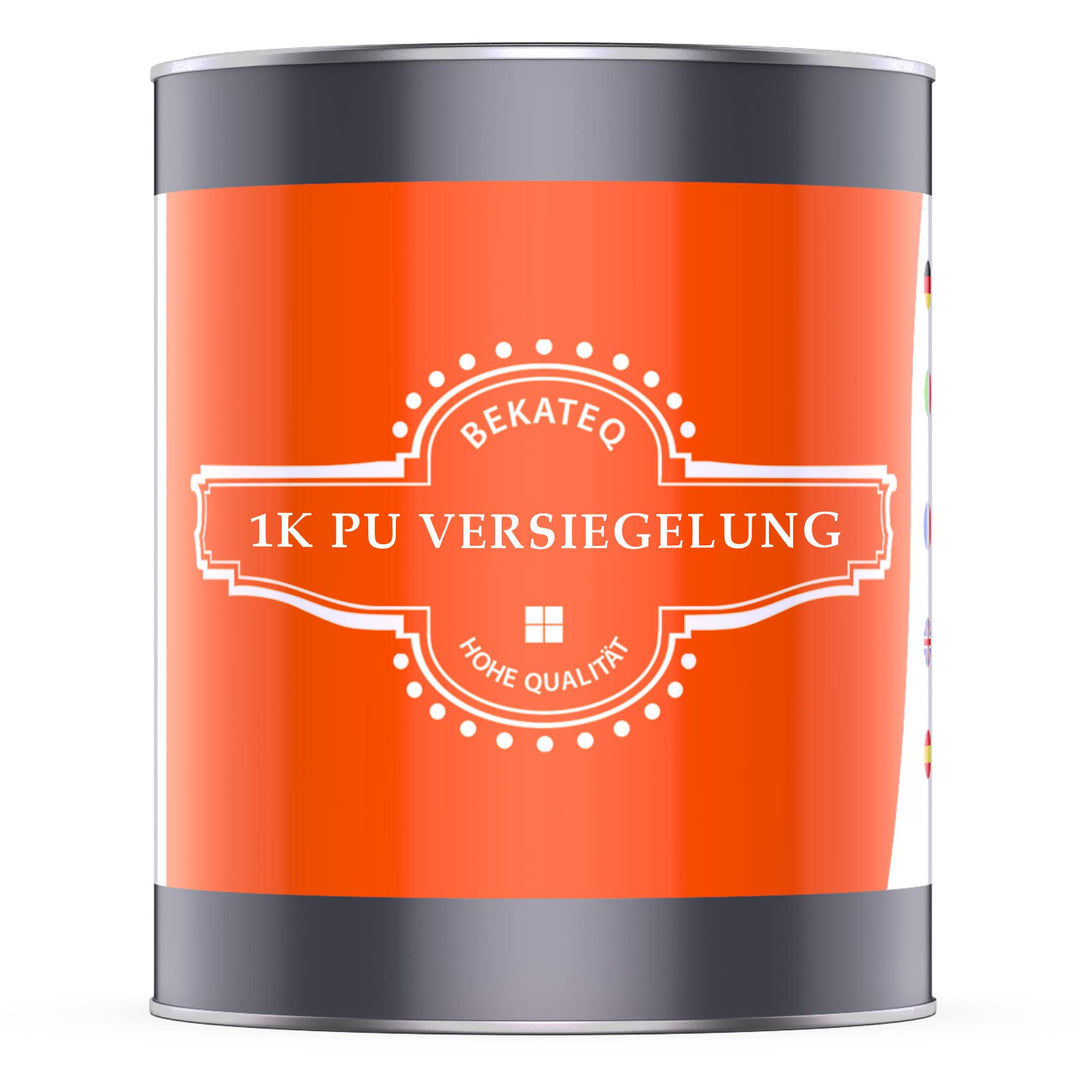 1K PU Versiegelung für Steinteppich aussen, UV-fest, 1kg farblos glänzend, kein Vergilben, elastisch