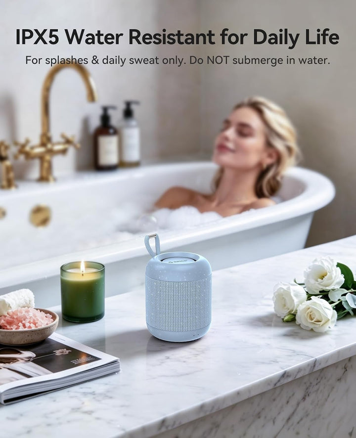 ORICO Bluetooth Lautsprecher Klein, Tragbar, 27H, 335g – BG01, Blau