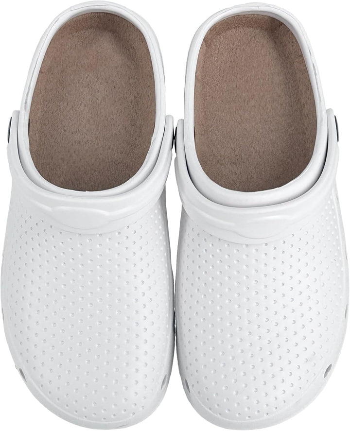 JOMIX Unisex Clogs Krankenhaus Küche Arbeitsclogs Anti-Rutsch Gummi Arbeitsschuhe Gartenschuhe 42/43