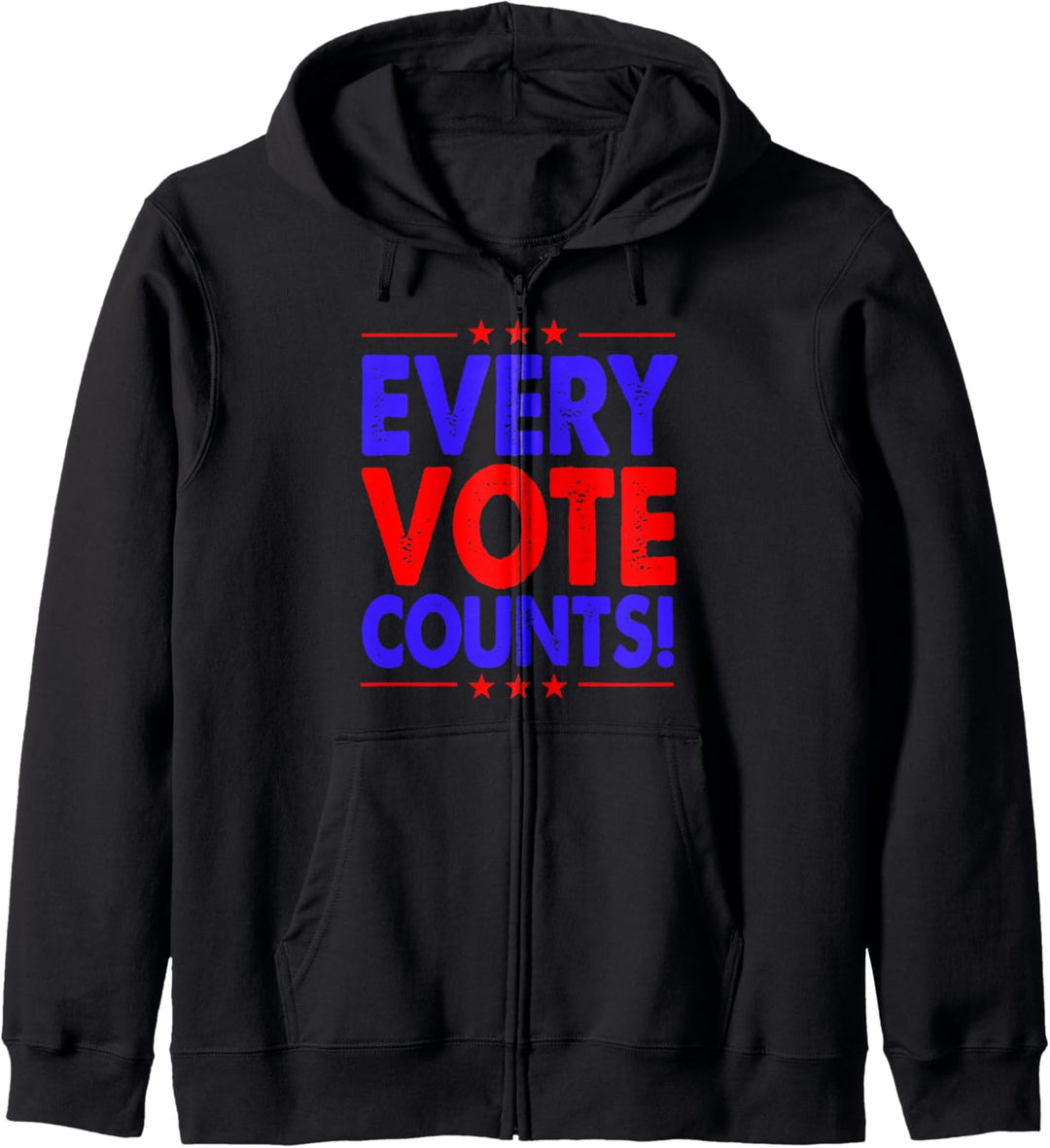 Jede Abstimmung zählt das amerikanische Wahlgeschenk Kapuzenjacke