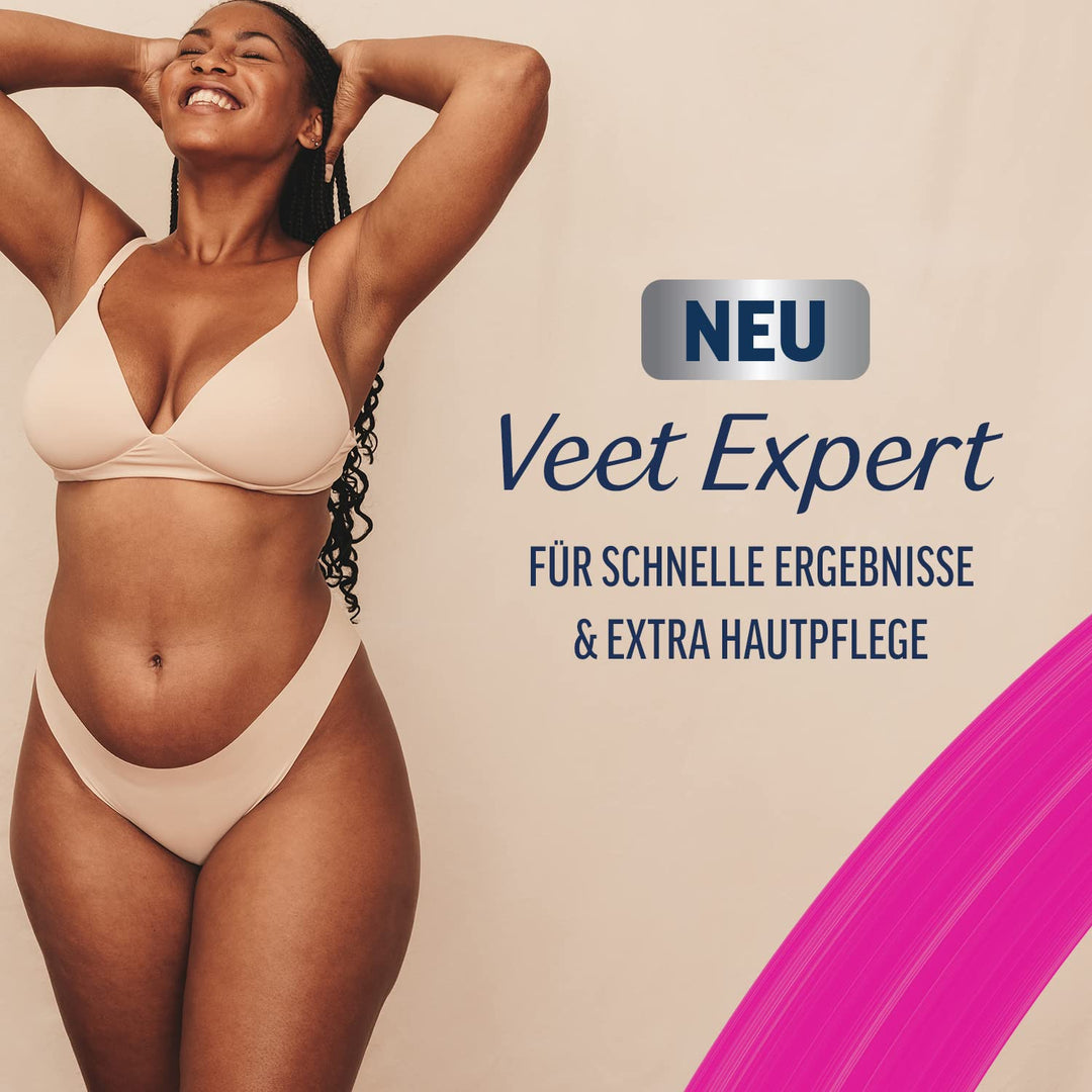 [Neu] Veet Expert Kaltwachsstreifen Bikinizone & Achseln - Wachsstreifen zur Haarentfernung für alle