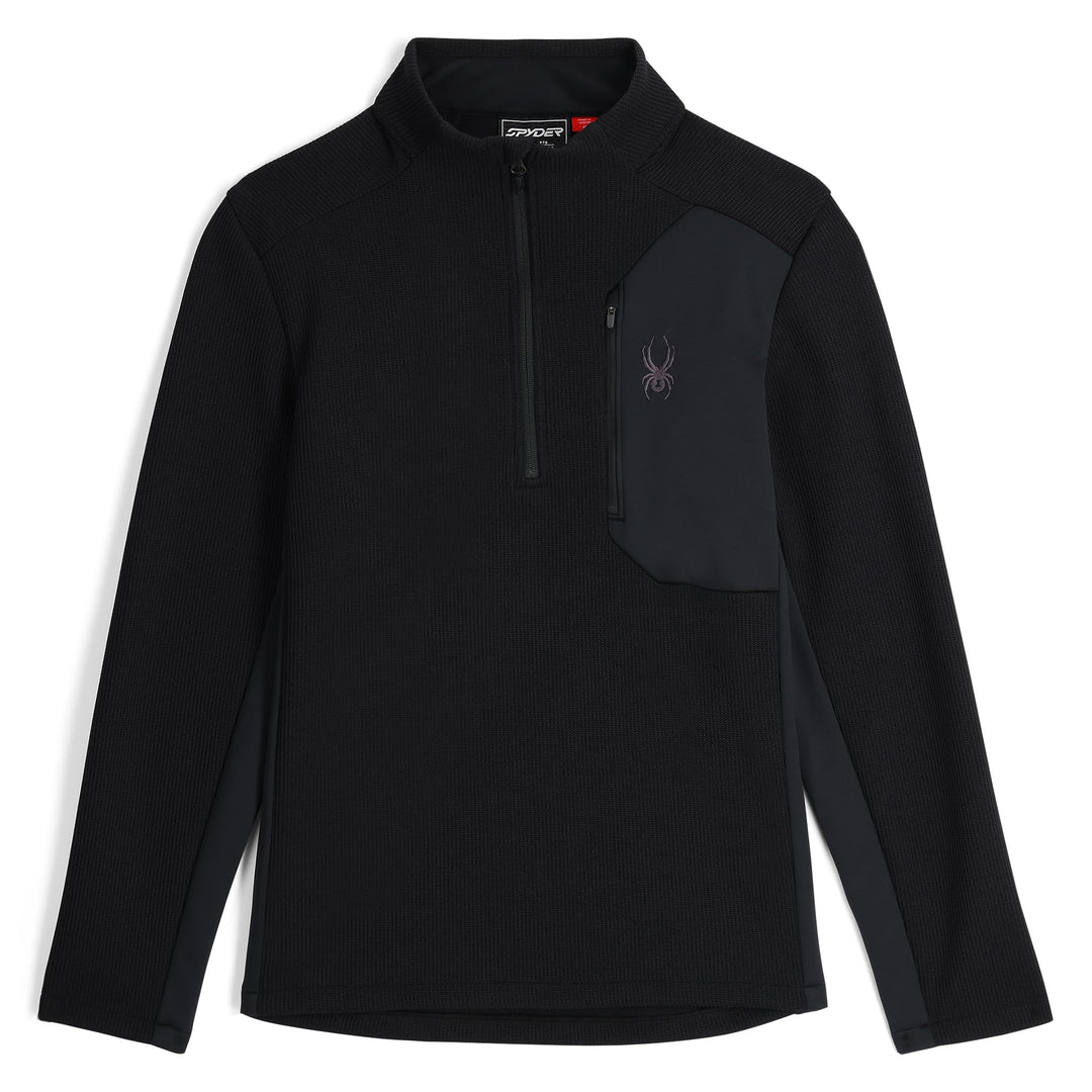 Spyder Herren Bandit 1/2 Zip Fleecejacke, S Schwarz