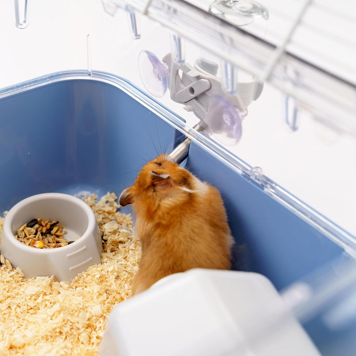 Ferplast Hamsterkäfig, COMBI 2 Nagerkäfig, Kleintierkäfig, Hamsterzubehör inklusive, 79 x 30 x h 26