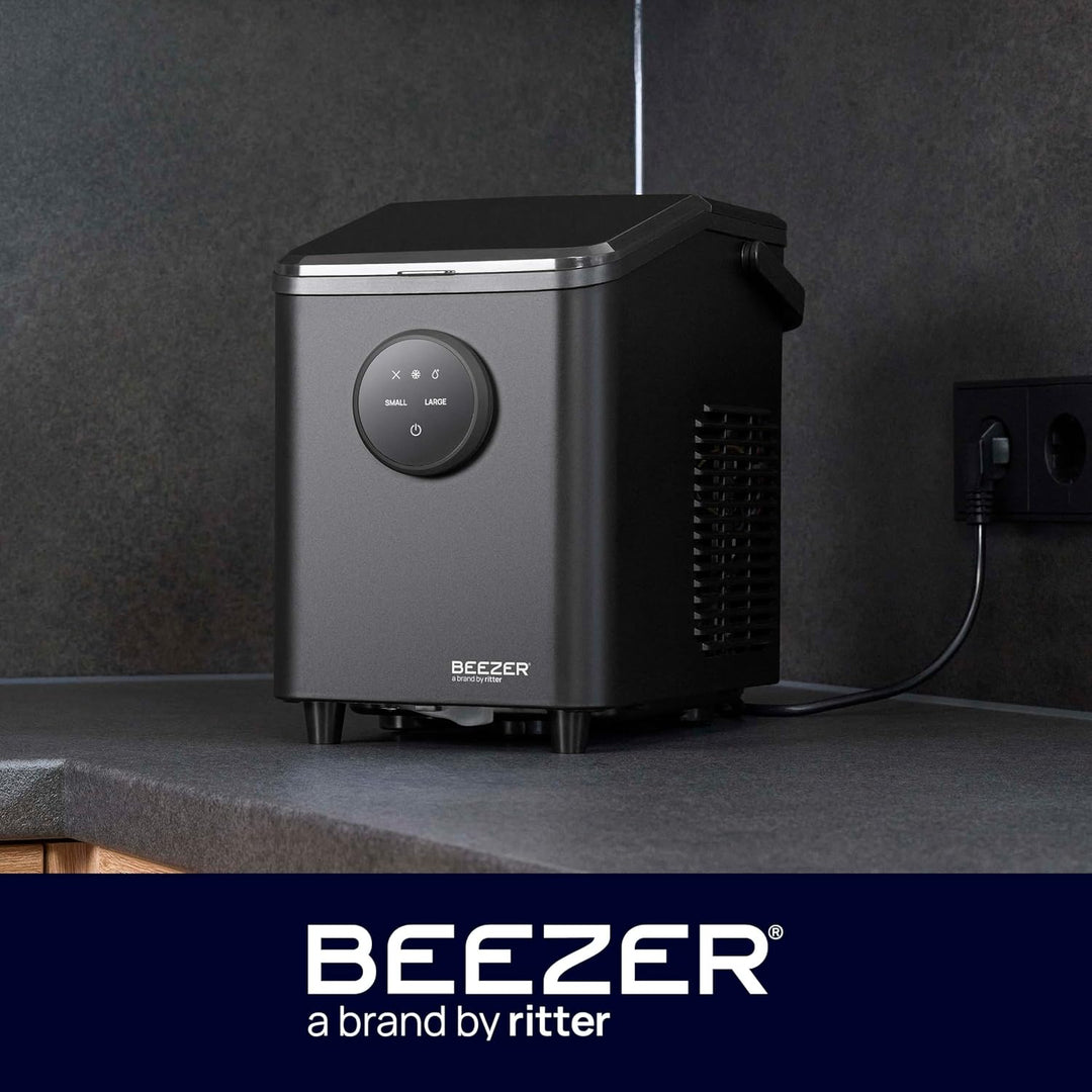 BEEZER® IceCube mini Eiswürfelmaschine - Eiswürfel jederzeit, Kompakte & tragbare Eiswürfelmaschine
