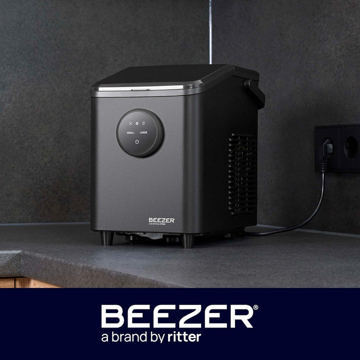 BEEZER® IceCube mini Eiswürfelmaschine - Eiswürfel jederzeit, Kompakte & tragbare Eiswürfelmaschine