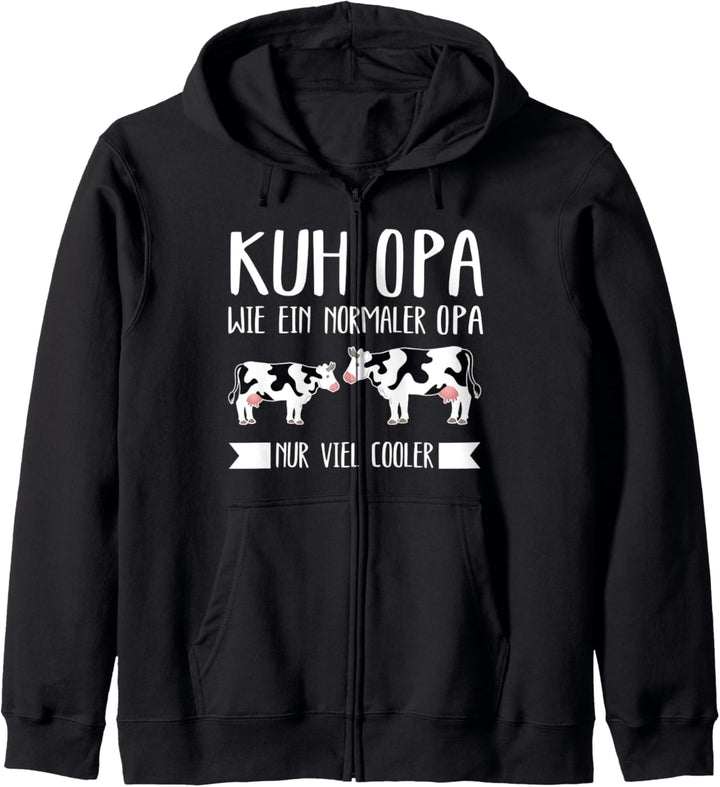 Kuh Opa Kühe Opa Kapuzenjacke