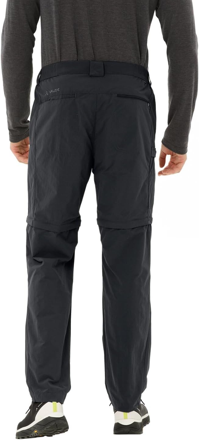 VAUDE Farley Zip-off V - Wanderhose Herren Zip Off 46 Schwarz, 46 Schwarz