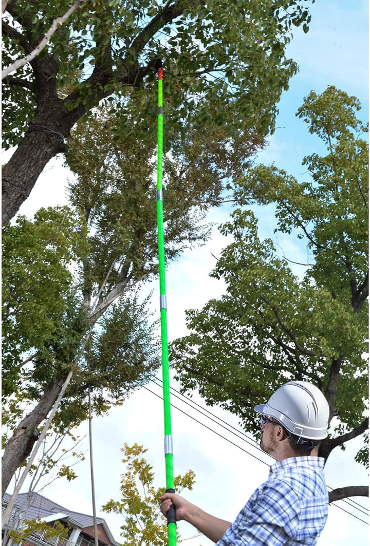 Astsäge mit Stiel 8m Handsäge Einstellbare Länge, Baumsäge Gartengeräte-Set Palme Hochentaster hochr