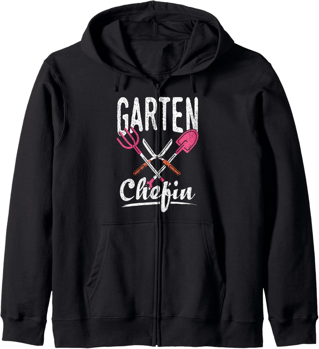 Garten Chefin Gartenchefin Gärtnerin Gartenarbeit Kapuzenjacke