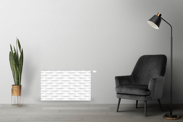 Magnetische Heizkörperverkleidung - 160x60 cm - Magnet Heizkörperabdeckung - Motiv Geometrie - Wasse