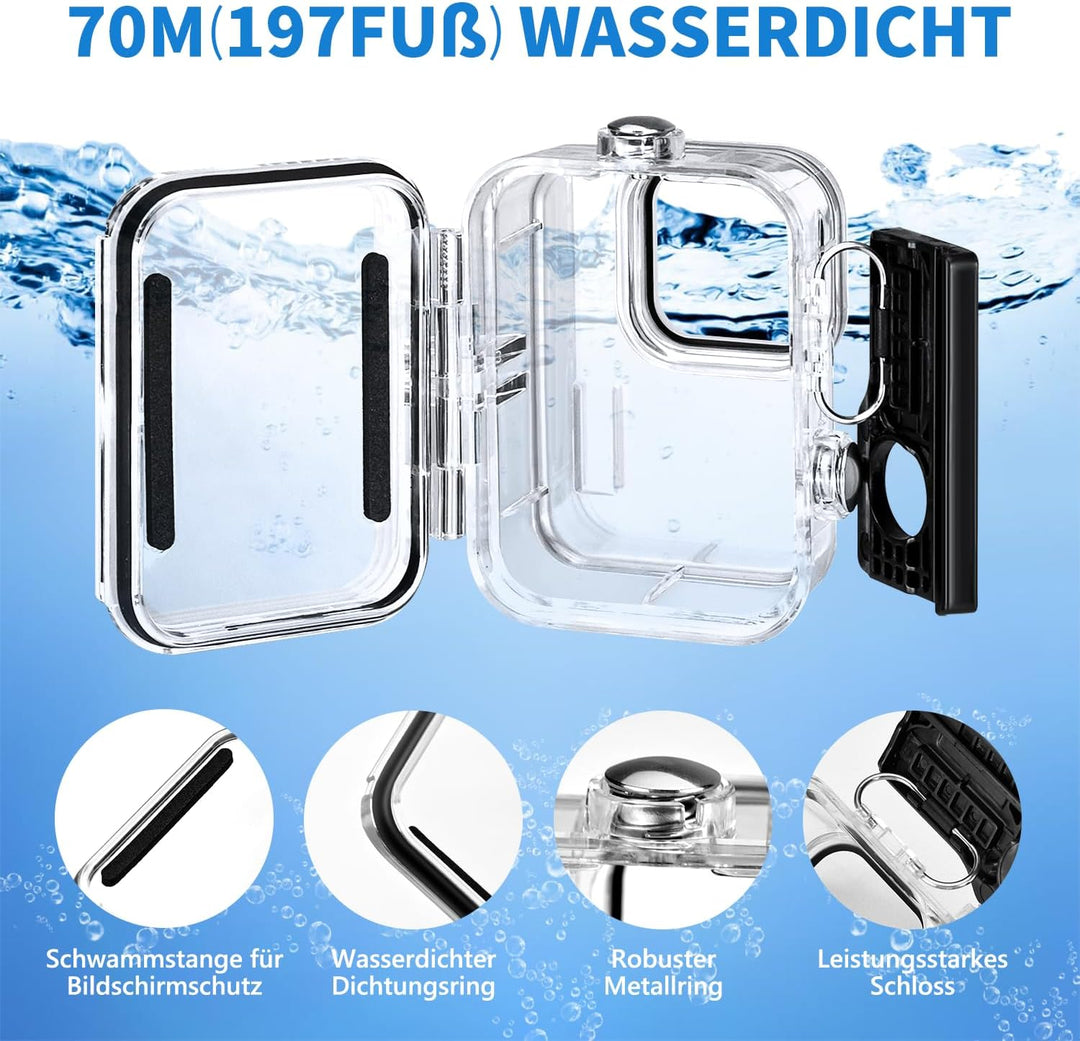 Zubehör Set Kit Bundle für GoPro Hero 13 Black, oGoDeal Wasserdicht Schutzhülle Wasserdicht Gehäuse