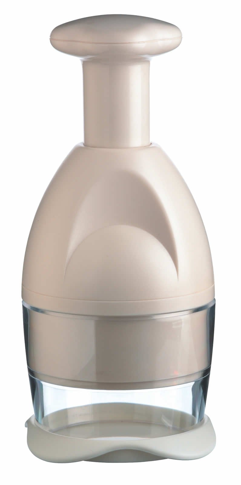 KitchenCraft Mini-Hand Blitzhacker, Rostfreier Stahl, Grau, 10 x 10.5 x 23 cm, 1 Einheiten
