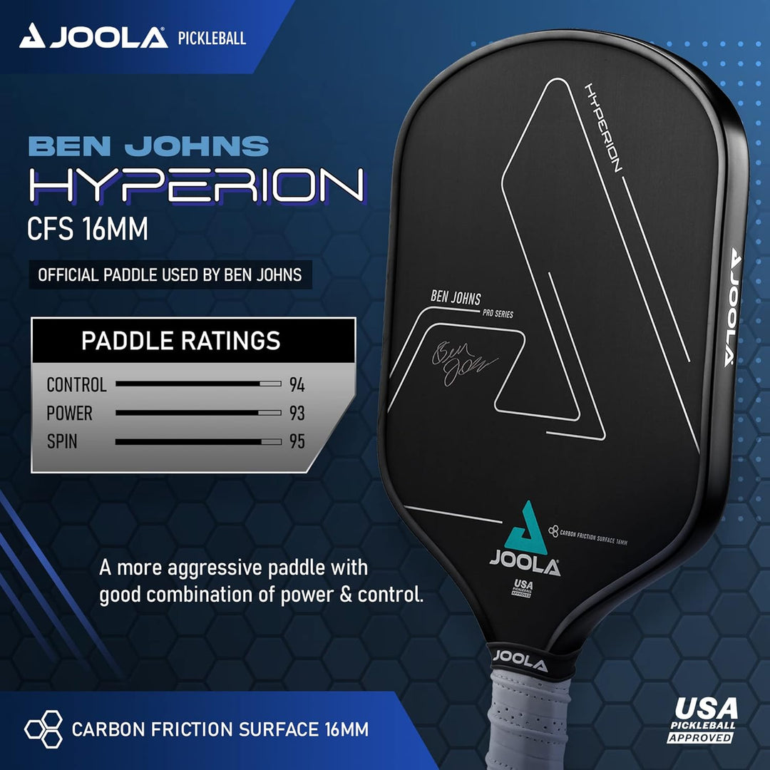 JOOLA Ben Johns Hyperion Pro Pickleball-Schläger – Tournament Edition Pickleballschläger – Weltmeist