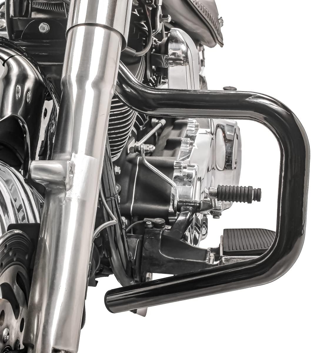 Sturzbügel Mustache für Harley Davidson Softail 2000-2017 schwarz