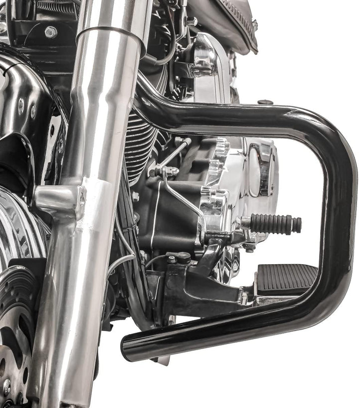 Sturzbügel Mustache für Harley Davidson Softail 2000-2017 schwarz