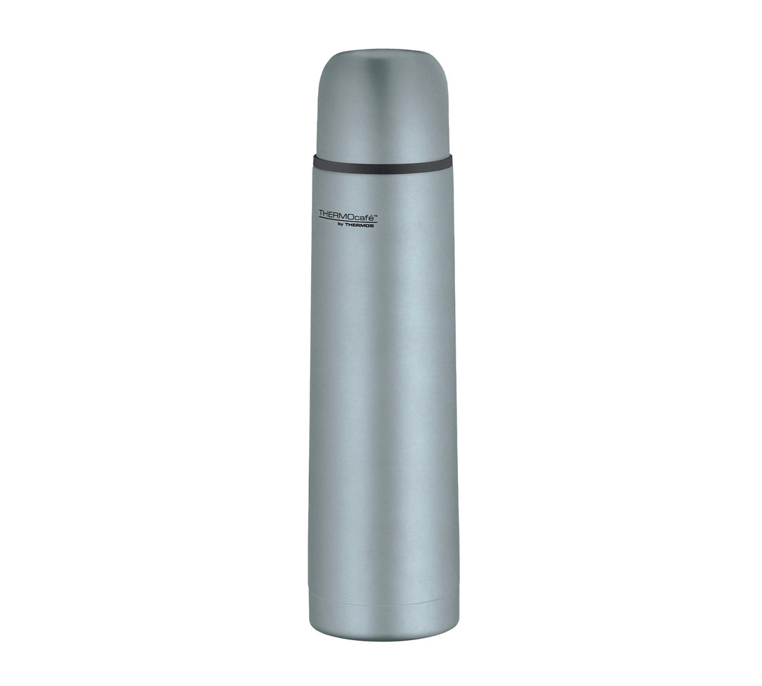 THERMOcafé by THERMOS TC BEVERAGE BOTTLE ice blue mat 0,70l, Thermosflasche mit Becher aus Edelstahl