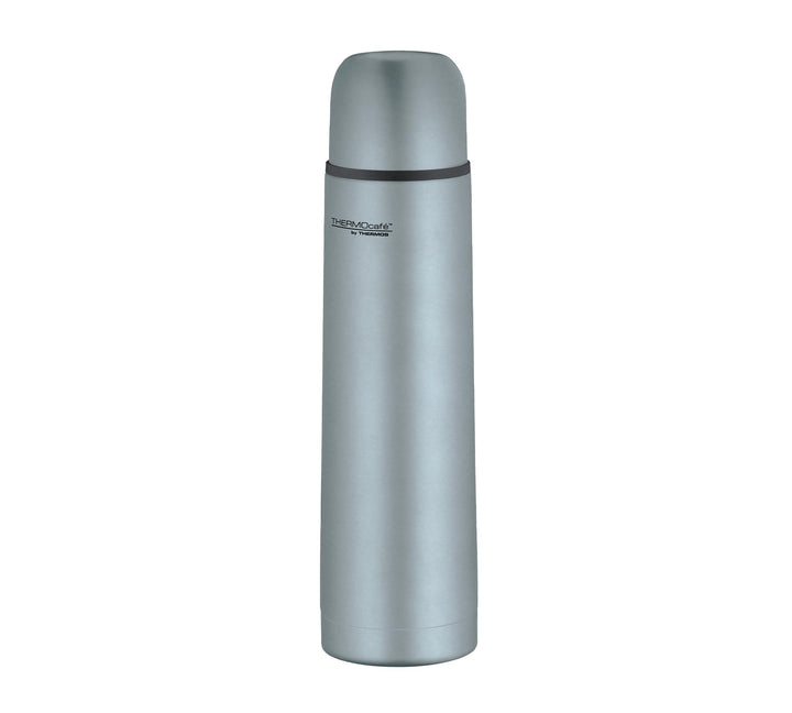 THERMOcafé by THERMOS TC BEVERAGE BOTTLE ice blue mat 0,70l, Thermosflasche mit Becher aus Edelstahl