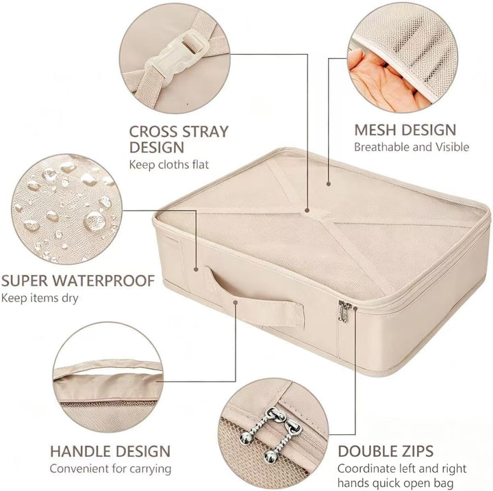 Koffer Organizer Reise Kleidertaschen 8 Sets/7 Farben Travel Gep?ck Organisatoren enthalten wasserdi