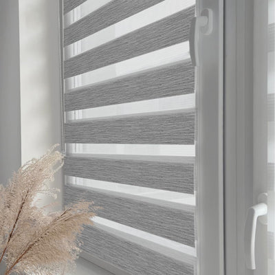 Home-Vision® DuoRollo Klemmfix, Doppelrollo ohne Bohren mit Klämmträgern, Rollos für Fenster und Tür