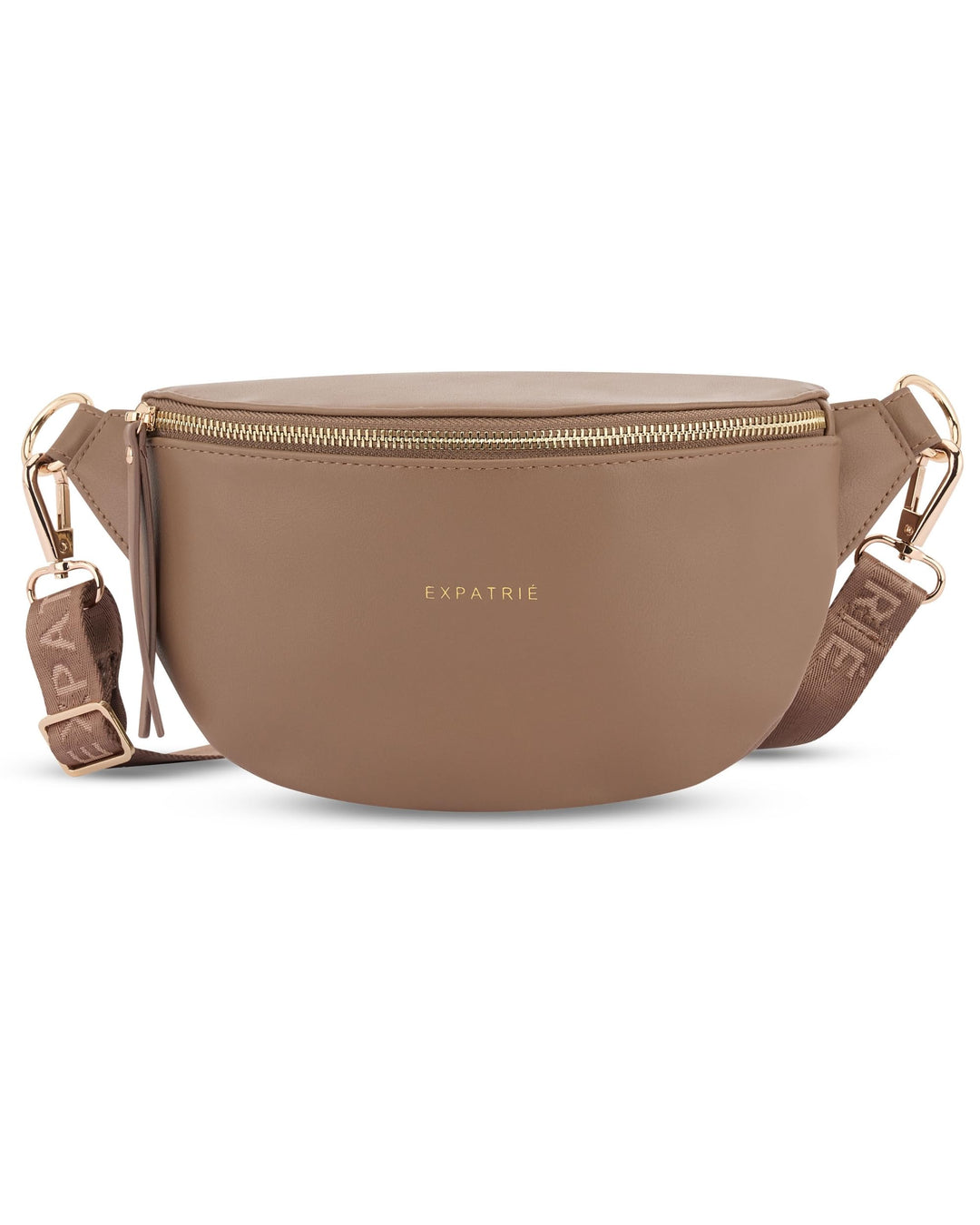 Expatrié Bauchtasche Damen Braun - Alice Small - Gürteltasche für Festival, Reisen &amp; Alltag aus Vega